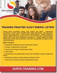 training program penghematan energi listrik murah