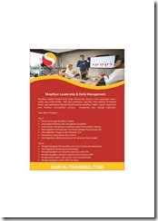 pelatihan fungsi Shopfloor Leader online