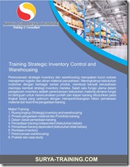 pelatihan Strategic Inventory Control and Warehousing online