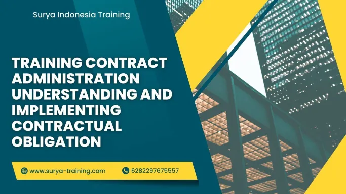 pelatihan contract administration training , Training contract administration training