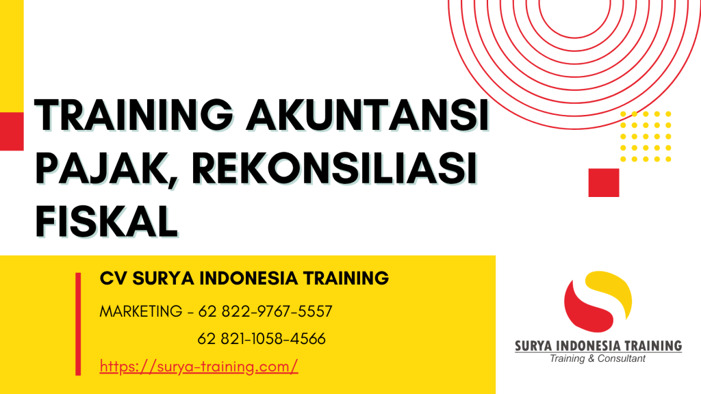 PELATIHAN REKONSILIASI FISKAL JAKARTA