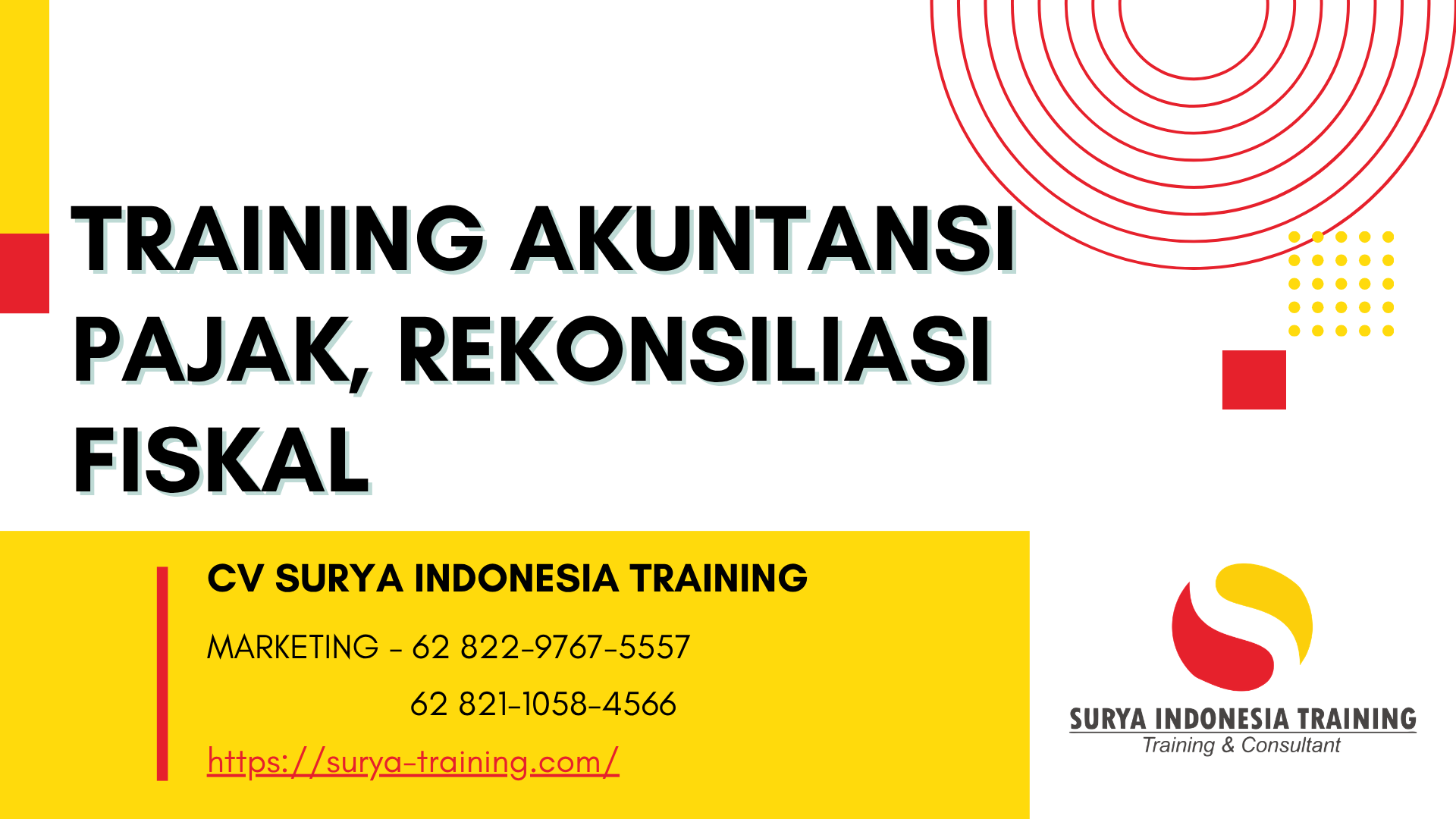 PELATIHAN REKONSILIASI FISKAL JAKARTA