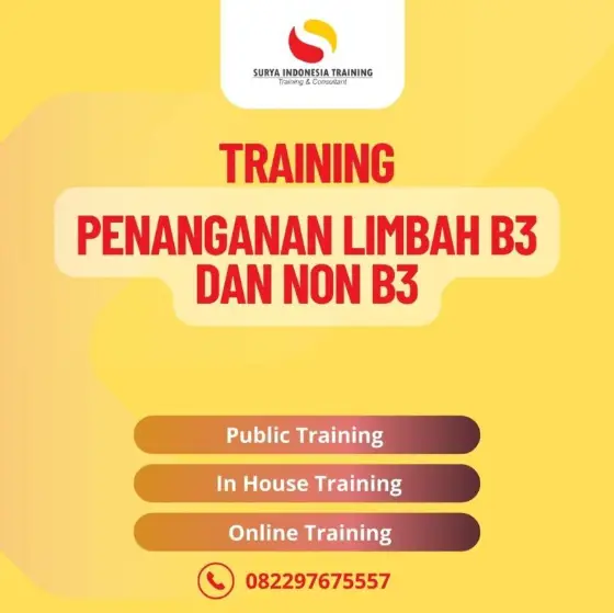 Pelatihan Penanganan Limbah B3 Dan Non B3 Jakarta