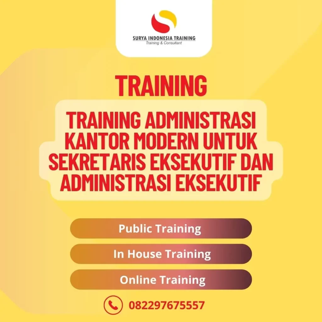 ADMINISTRASI KANTOR MODERN UNTUK SEKRETARIS EKSEKUTIF DAN ADMINISTRASI EKSEKUTIF
