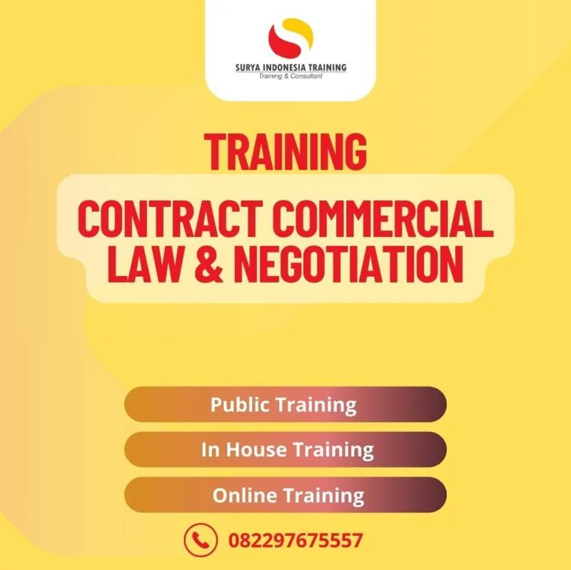 PELATIHAN CONTRACT COMMERCIAL/LAW AND NEGOTIATION
