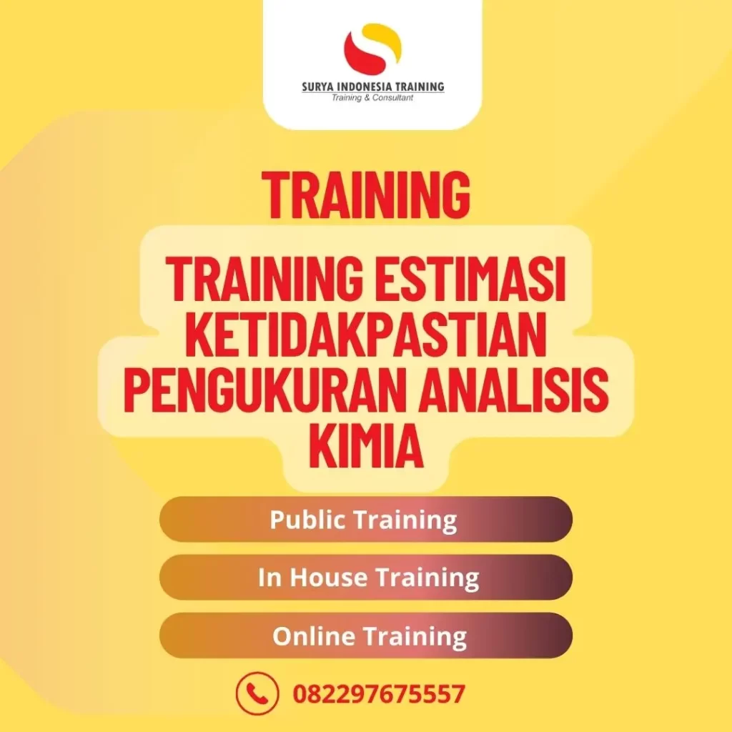 PELATIHAN ESTIMASI KETIDAKPASTIAN PENGUKURAN ANALISIS KIMIA