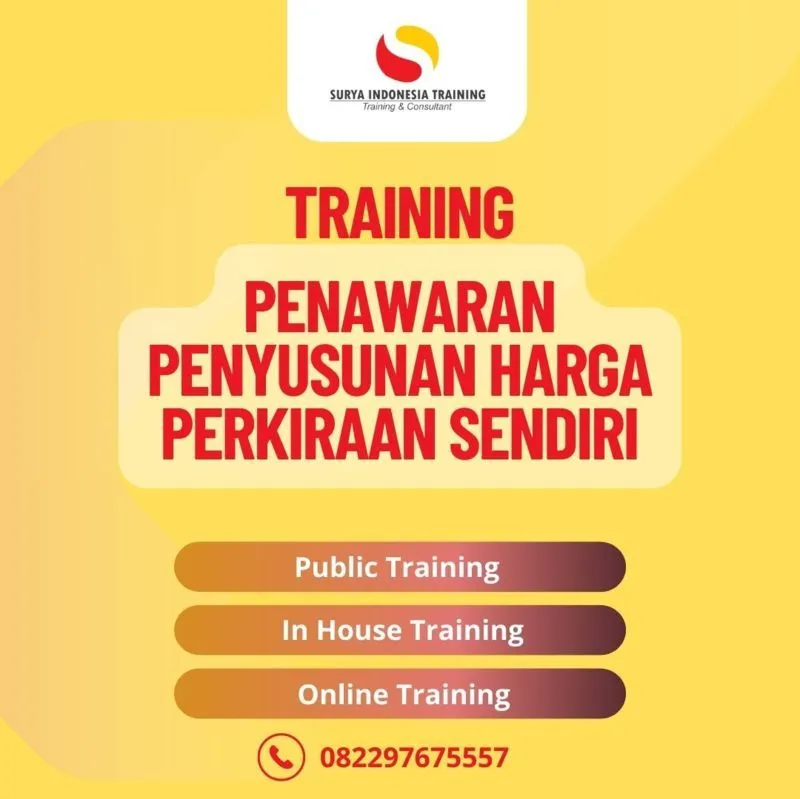 PELATIHAN PENAWARAN PENYUSUNAN HARGA PERKIRAAN SENDIRI