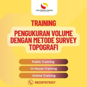 PELATIHAN PENGUKURAN VOLUME DENGAN METODE SURVEY TOPOGRAFI