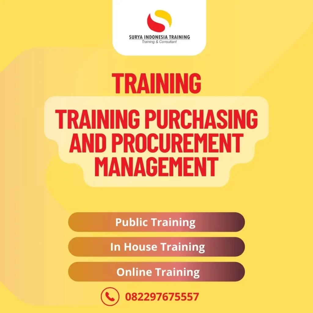 TRAINING PURCHASING AND PROCUREMENT MANAGEMENT
