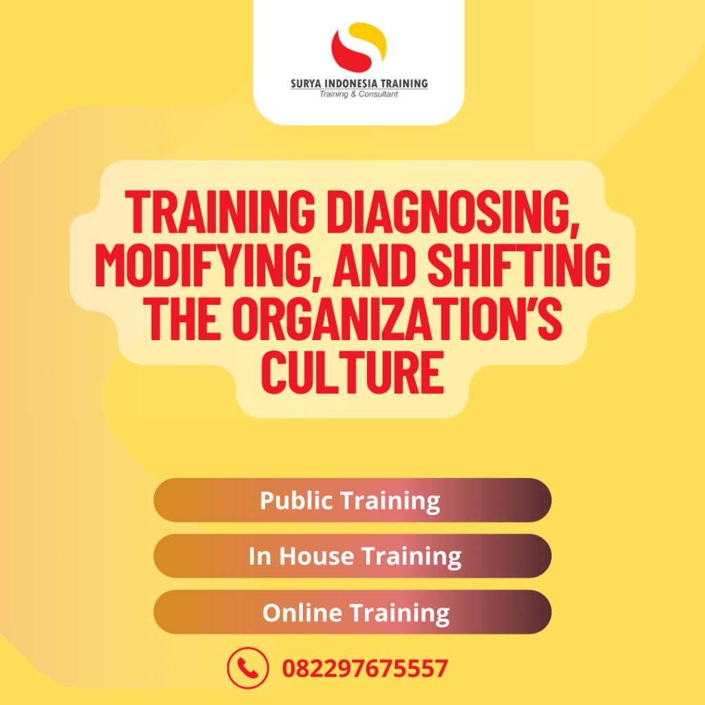 PELATIHAN DIAGNOSING, MODIFYING, AND SHIFTING THE ORGANIZATION’S CULTURE