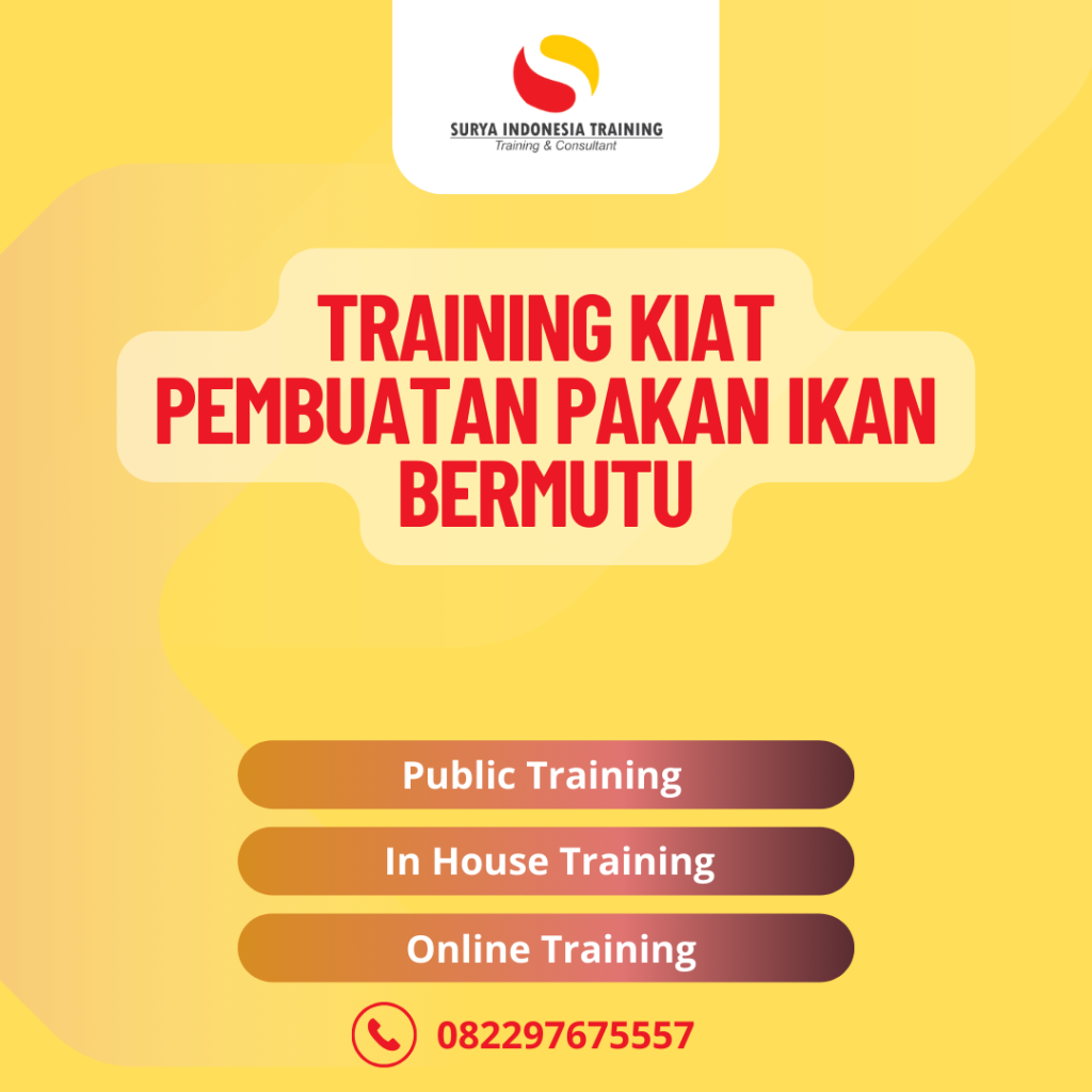 PELATIHAN KIAT PEMBUATAN PAKAN IKAN BERMUTU
