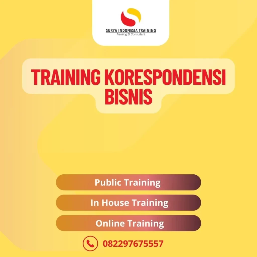 PELATIHAN KORESPONDENSI BISNIS