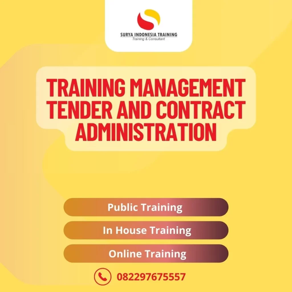 PELATIHAN MANAGEMENT TENDER AND CONTRACT ADMINISTRATION