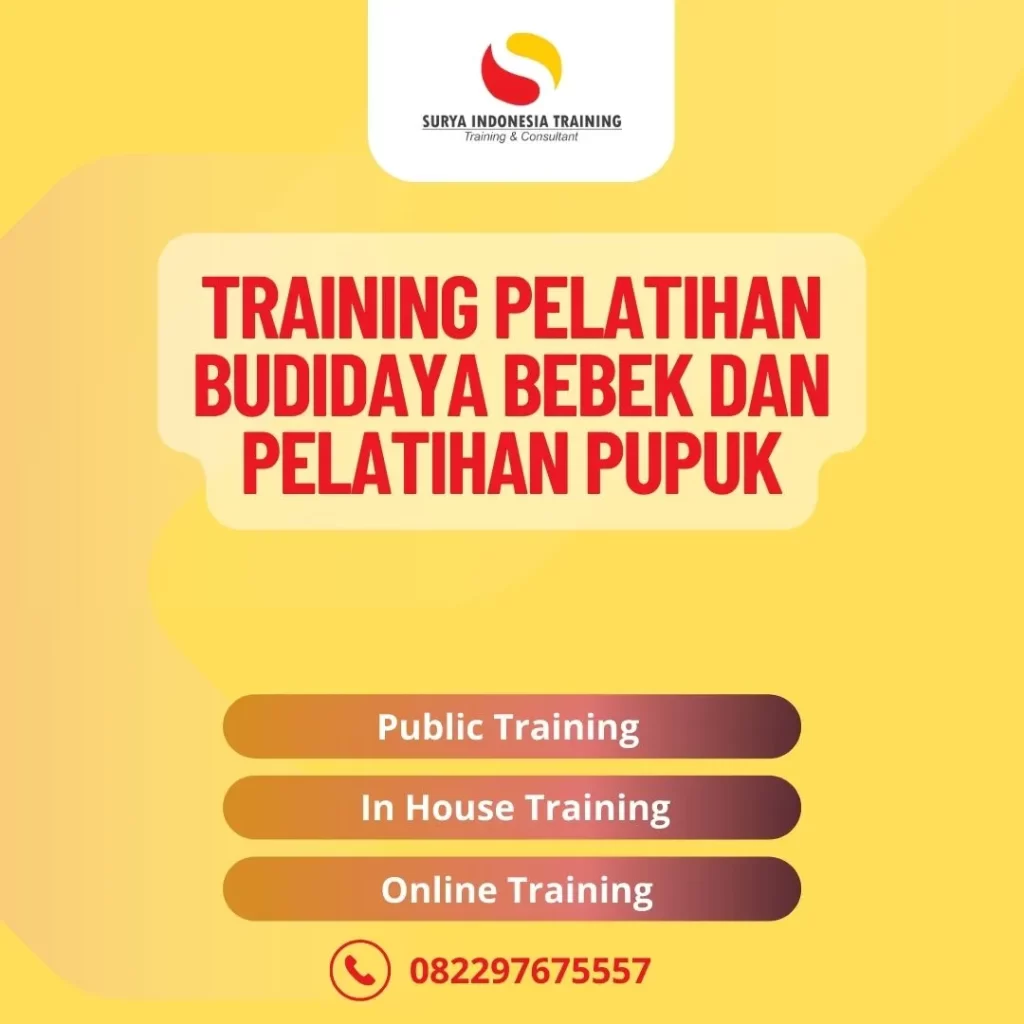 PELATIHAN BUDIDAYA BEBEK DAN PELATIHAN PUPUK