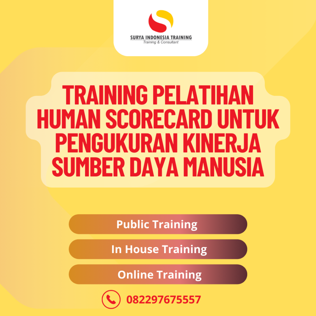 PELATIHAN HUMAN SCORECARD UNTUK PENGUKURAN KINERJA SUMBER DAYA MANUSIA