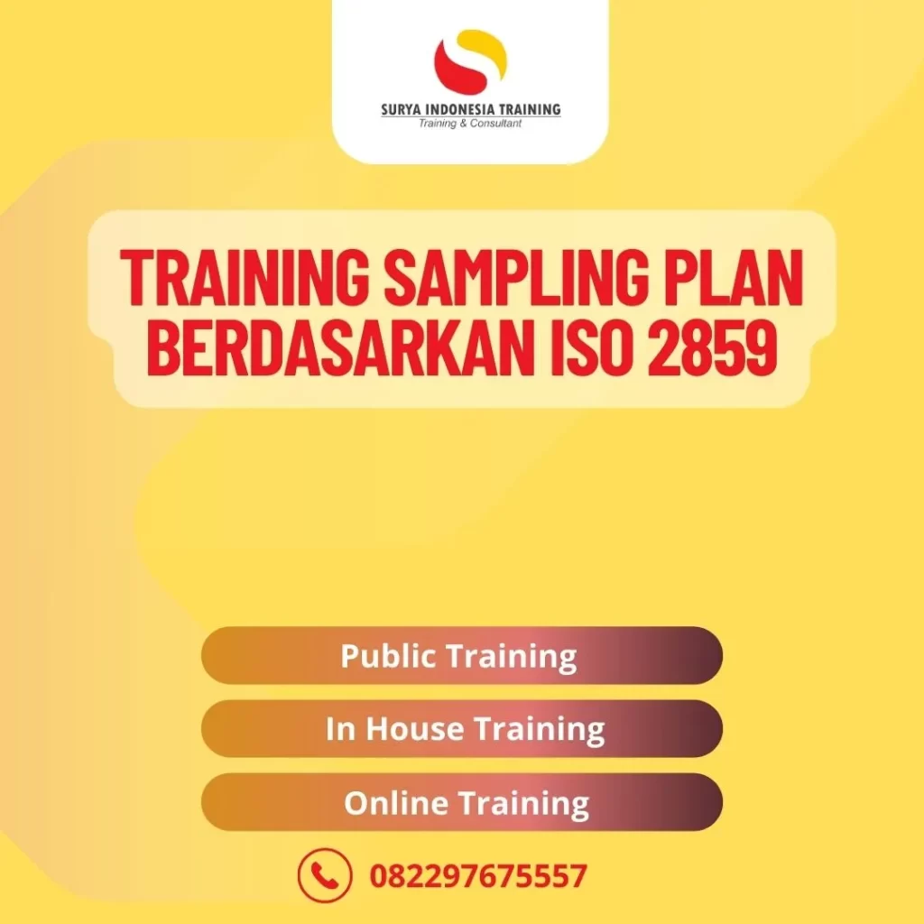 PELATIHAN SAMPLING PLAN BERDASARKAN ISO 2859