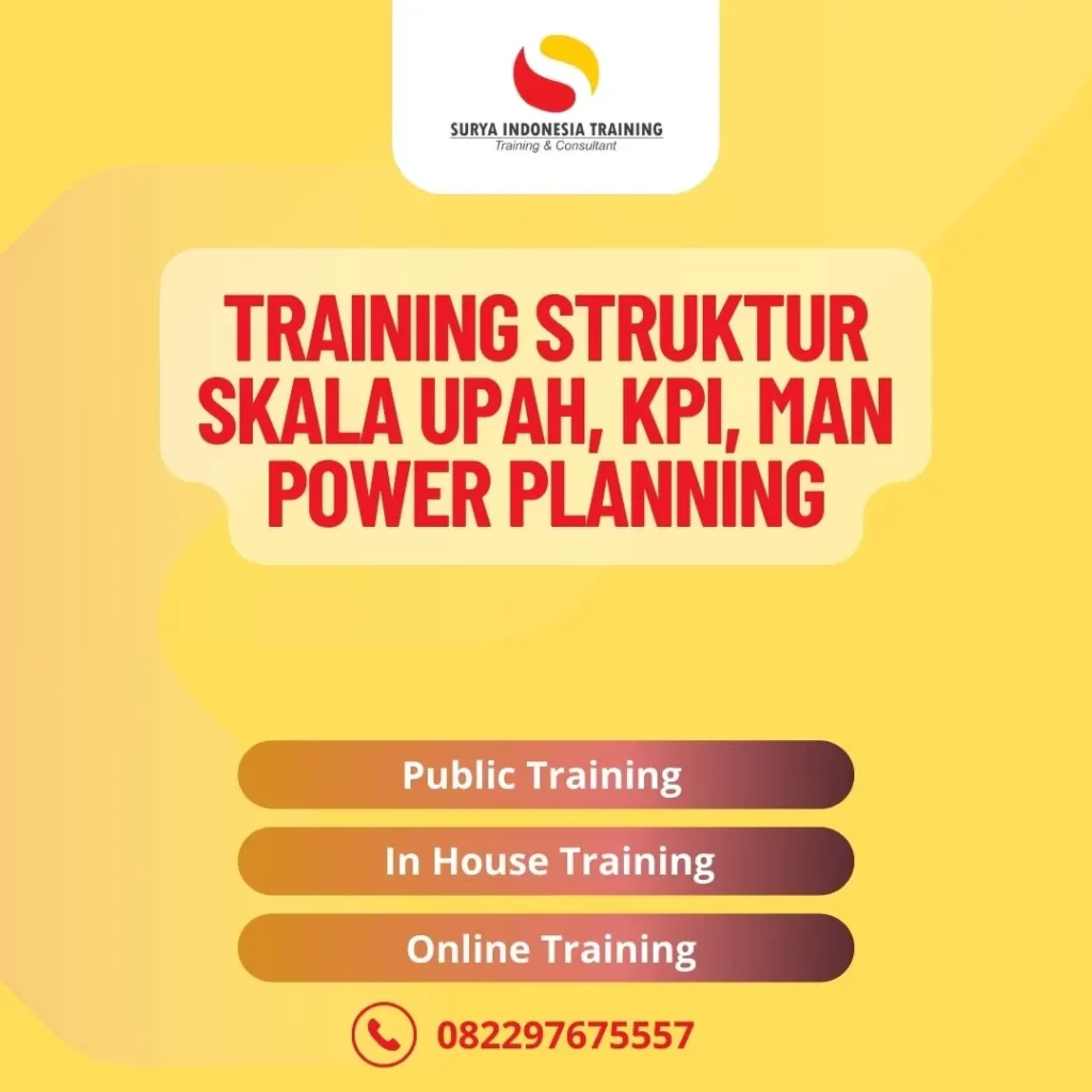 PELATIHAN STRUKTUR SKALA UPAH, KPI, MAN POWER PLANNING
