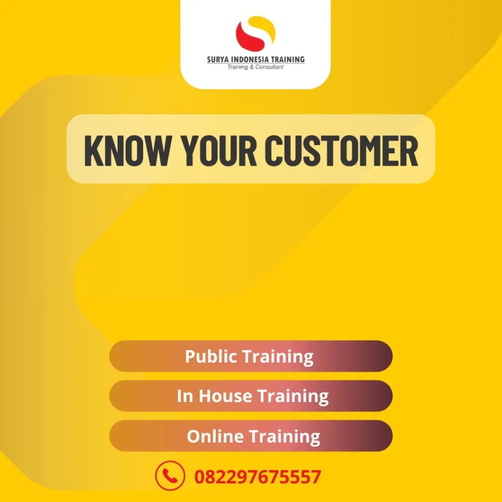 PELATIHAN KNOW R CUSTOMER