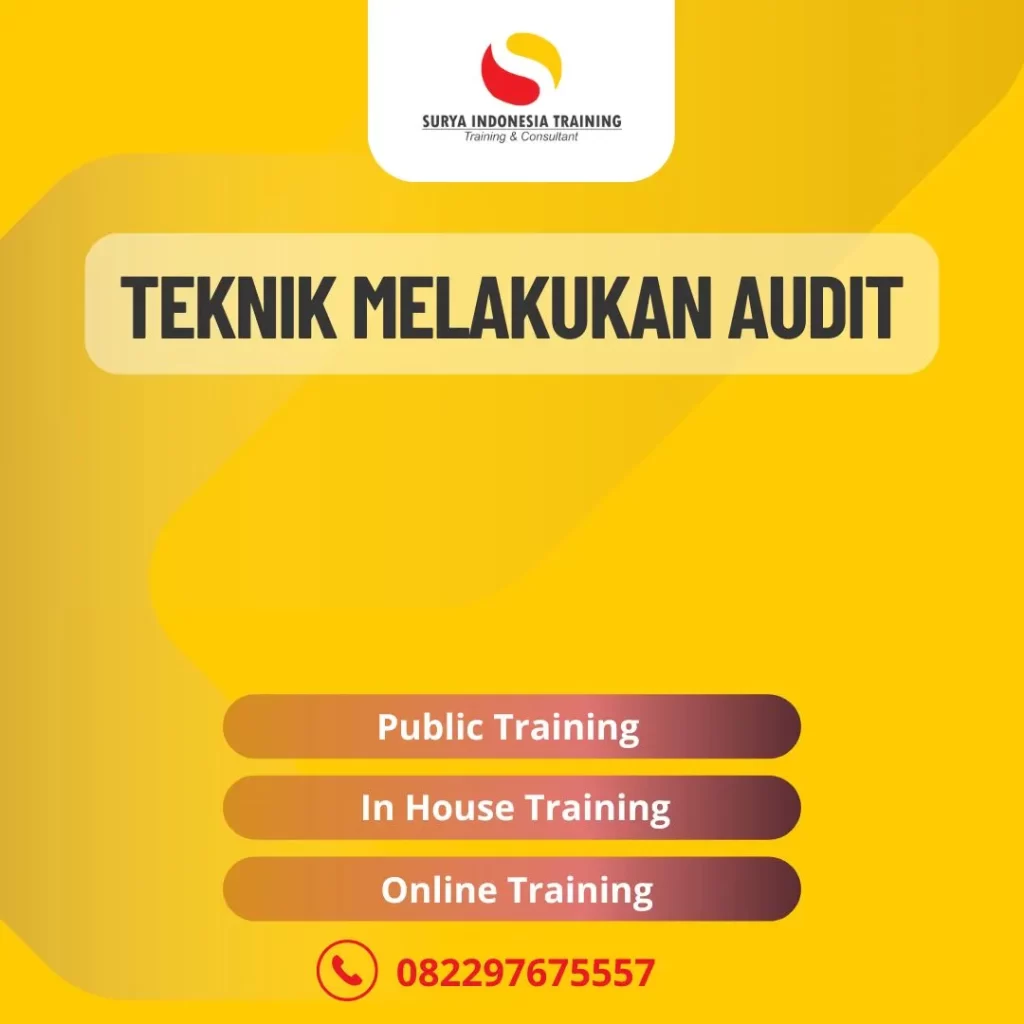 PELATIHAN TEKNIK MELAKUKAN AUDIT