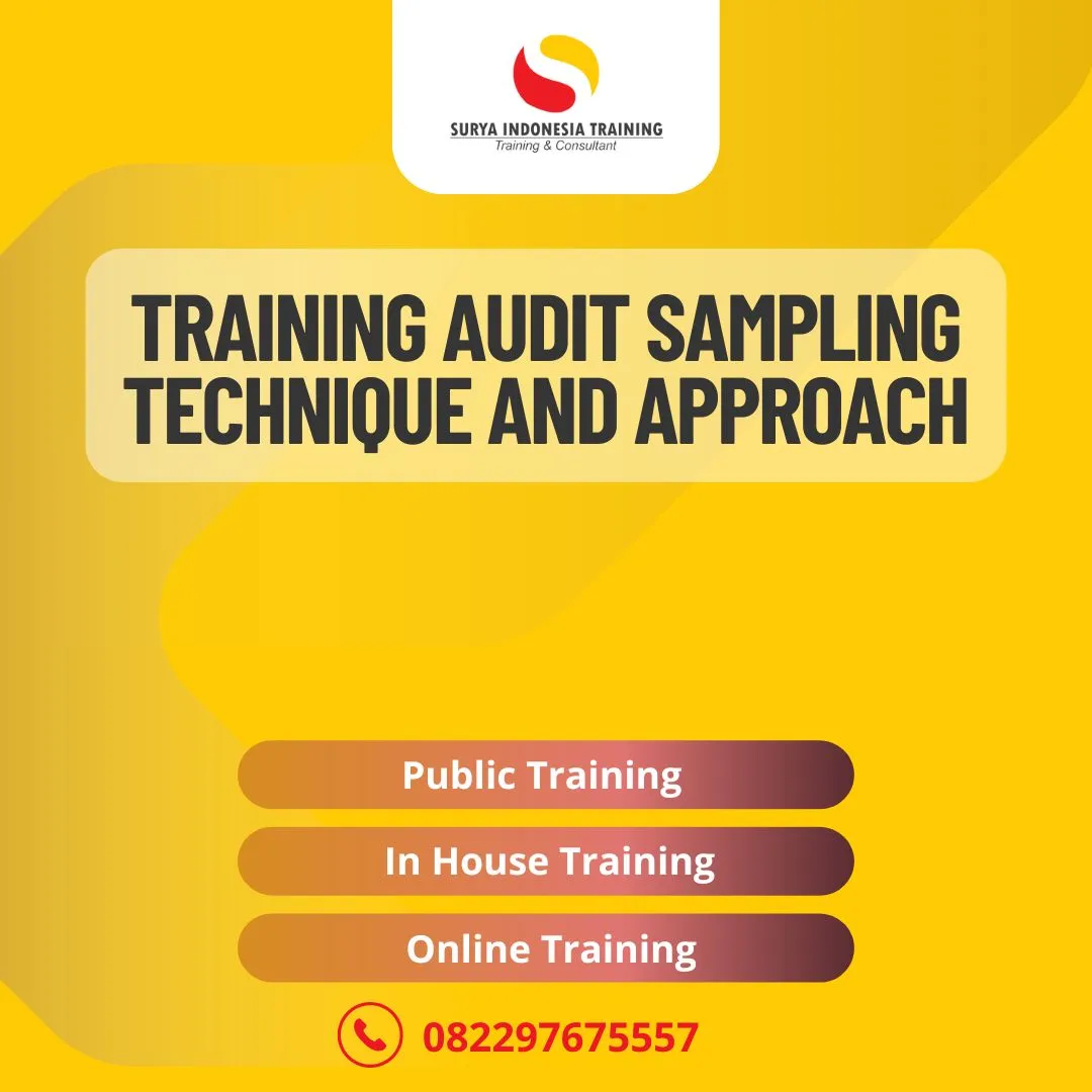 TRAINING AUDIT SAMPLING TECHNIQUE AND APPROACH