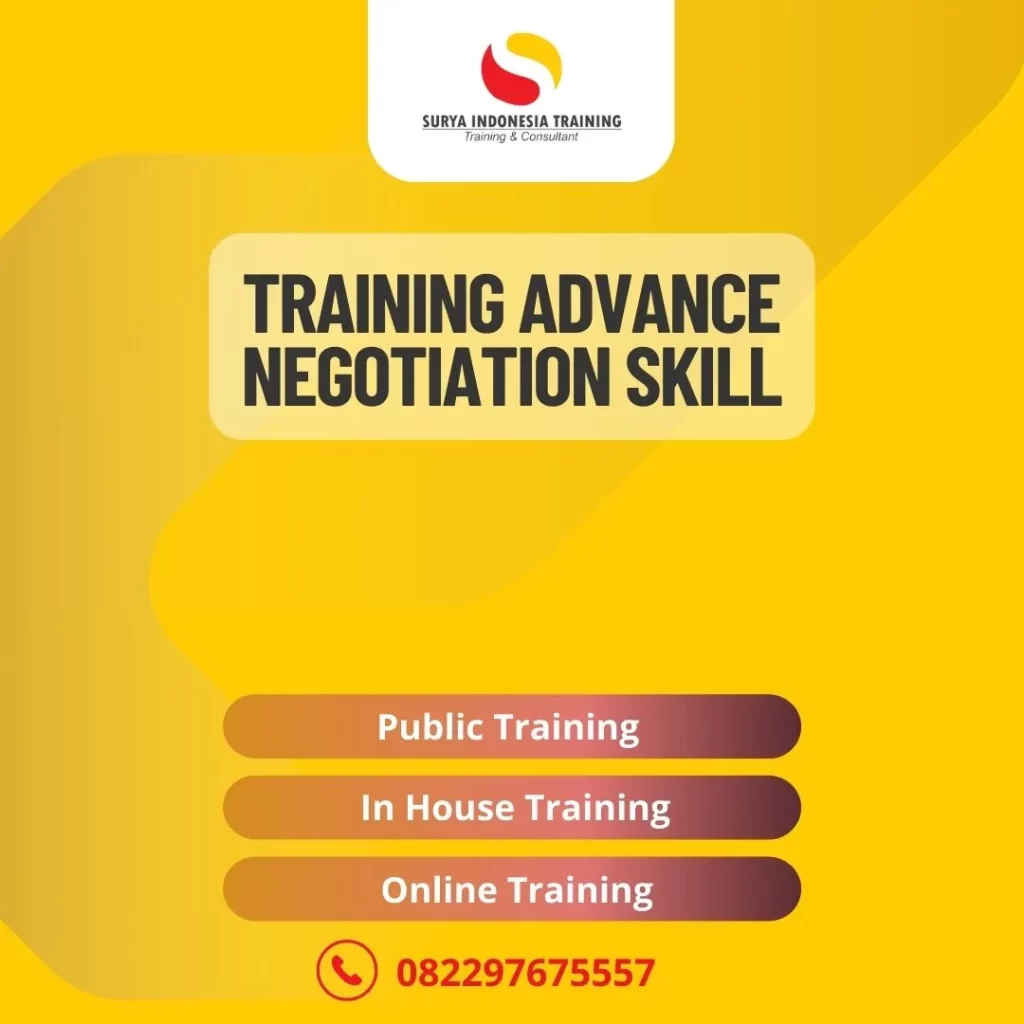 PELATIHAN ADVANCE NEGOTIATION SKILL