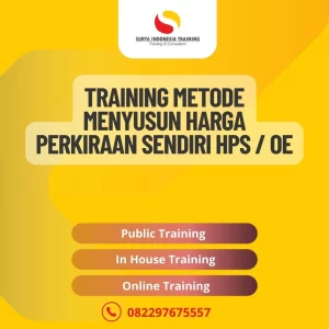PELATIHAN METODE MENYUSUN HARGA PERKIRAAN SENDIRI HPS / OE JAKARTA
Training Metode Menyusun Harga Perkiraan Sendiri Hps / Oe Public Terbaik Dan Pasti Running Daftar 082120584566 Training Analisis Data Historis Online, Trainer Praktisi Berpengalaman