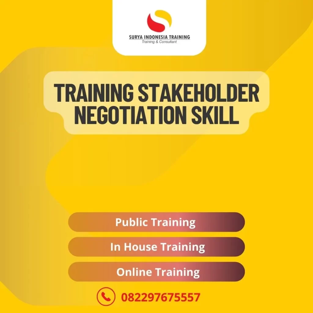 PELATIHAN STAKEHOLDER NEGOTIATION SKILL