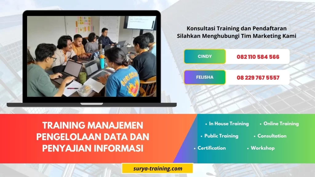 Pelatihan Manajemen Pengelolaan Data dan Penyajian Informasi