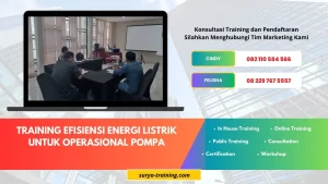 TRAINING EFISIENSI ENERGI LISTRIK UNTUK OPERASIONAL POMPA