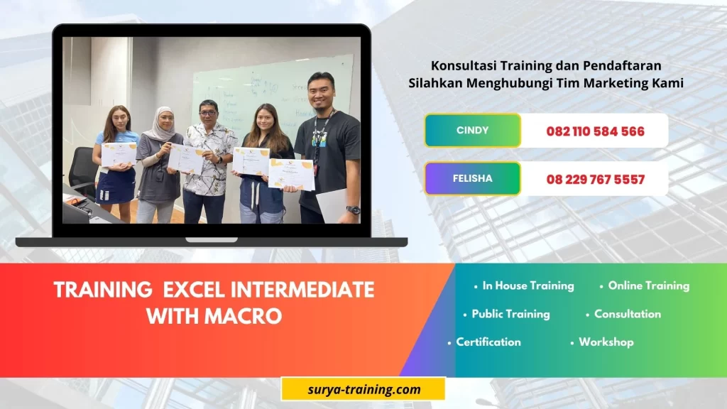 TRAINING EXCEL INTERMEDIATE WITH MACRO