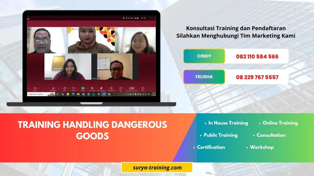 TRAINING HANDLING DANGEROUS GOODS