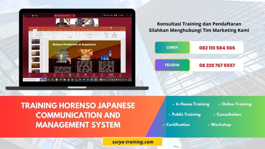 TRAINING HORENSO JAPANESE COMMUNICATION AND MANAGEMENT SYSTEM