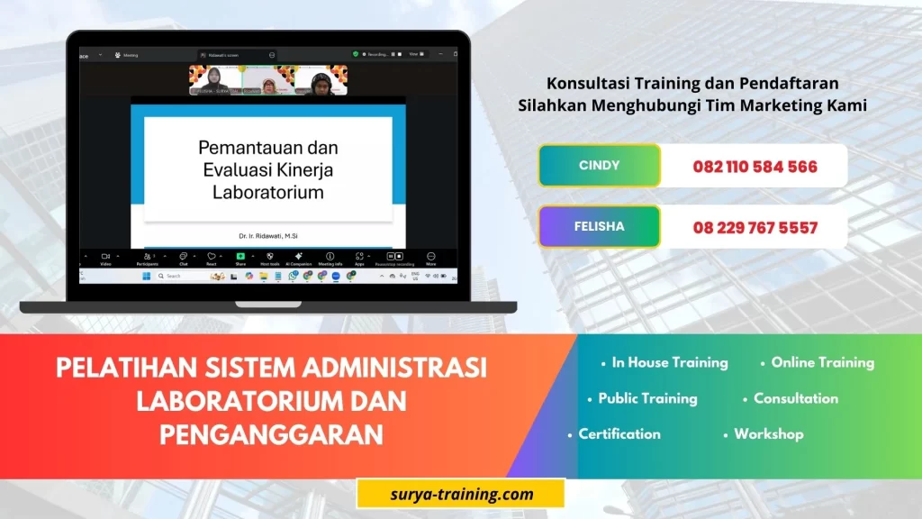 PELATIHAN SISTEM ADMINISTRASI LABORATORIUM DAN PENGANGGARAN