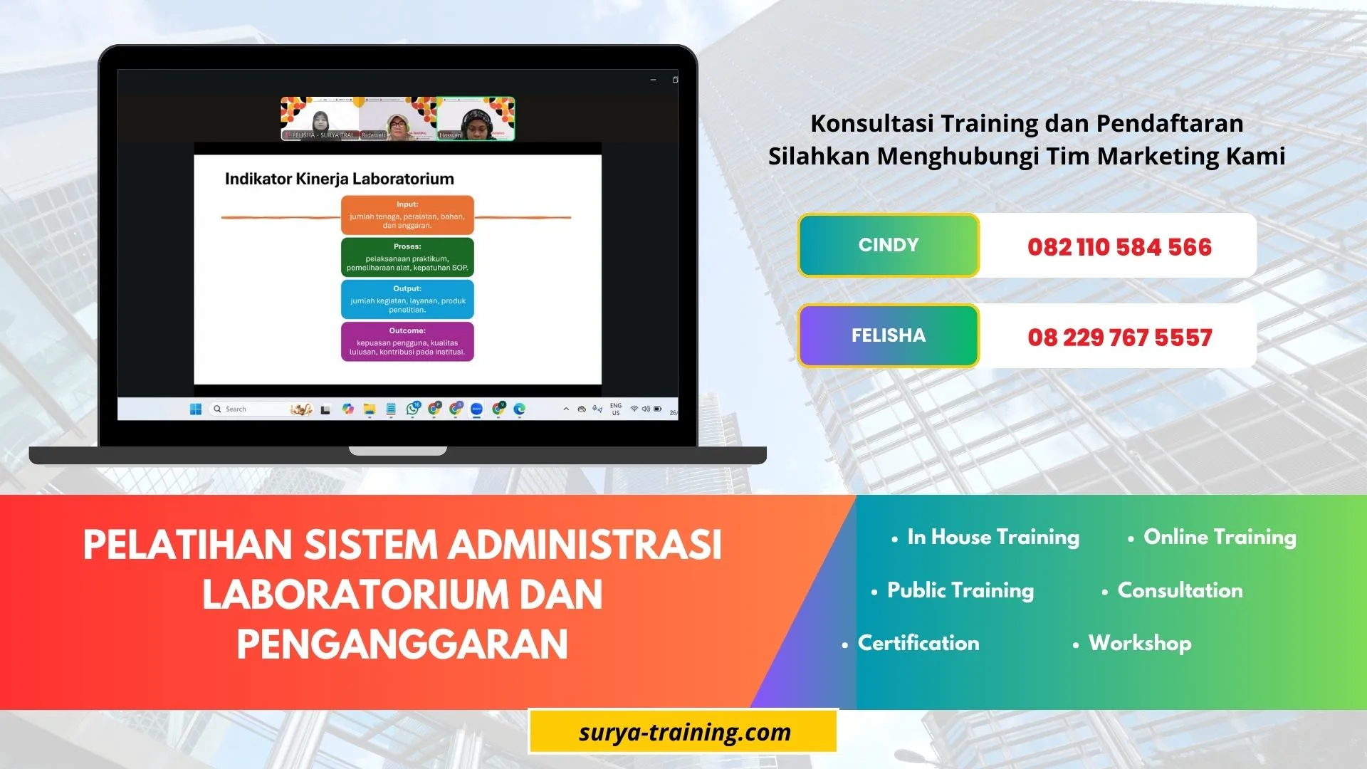 PELATIHAN SISTEM ADMINISTRASI LABORATORIUM DAN PENGANGGARAN