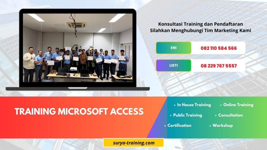 TRAINING MICROSOFT ACCESS
