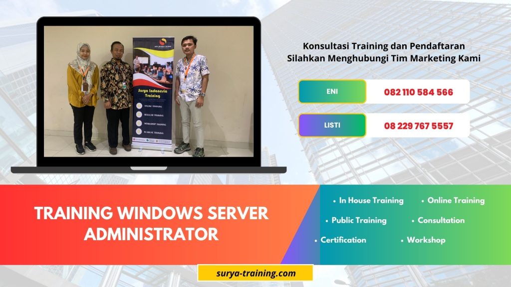 TRAINING WINDOWS SERVER ADMINISTRATOR