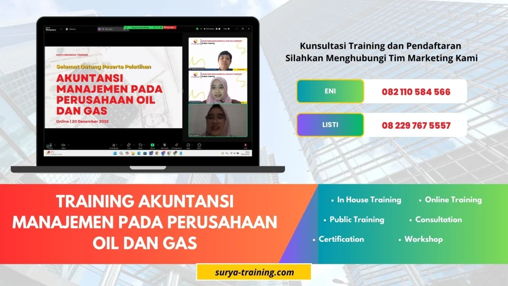 TRAINING AKUNTANSI MANAJEMEN PADA PERUSAHAAN OIL DAN GAS