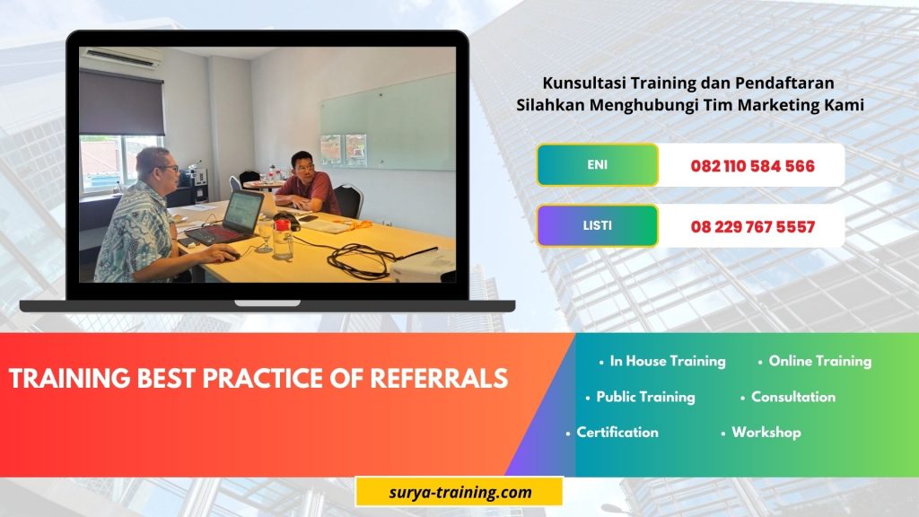 TRAINING BEST PRACTICE OF REFERRALS