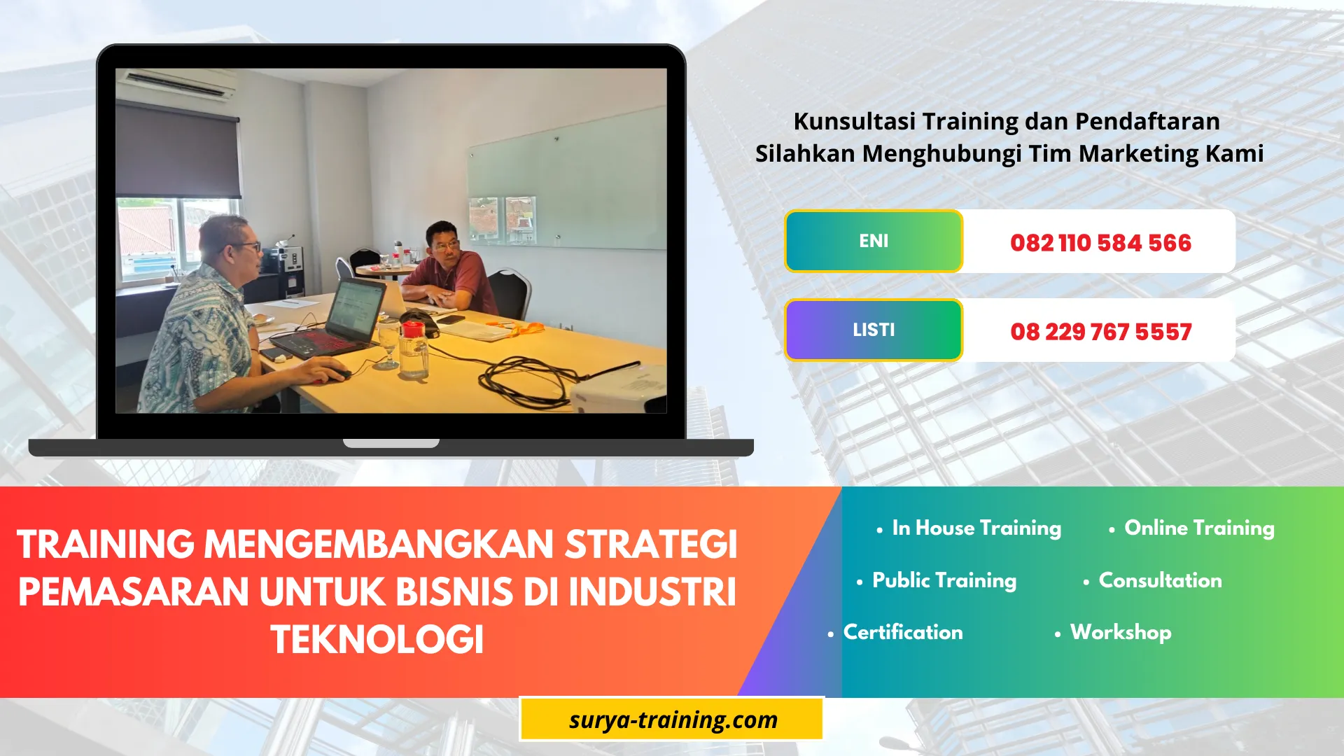 TRAINING MENGEMBANGKAN STRATEGI PEMASARAN UNTUK BISNIS DI INDUSTRI TEKNOLOGI