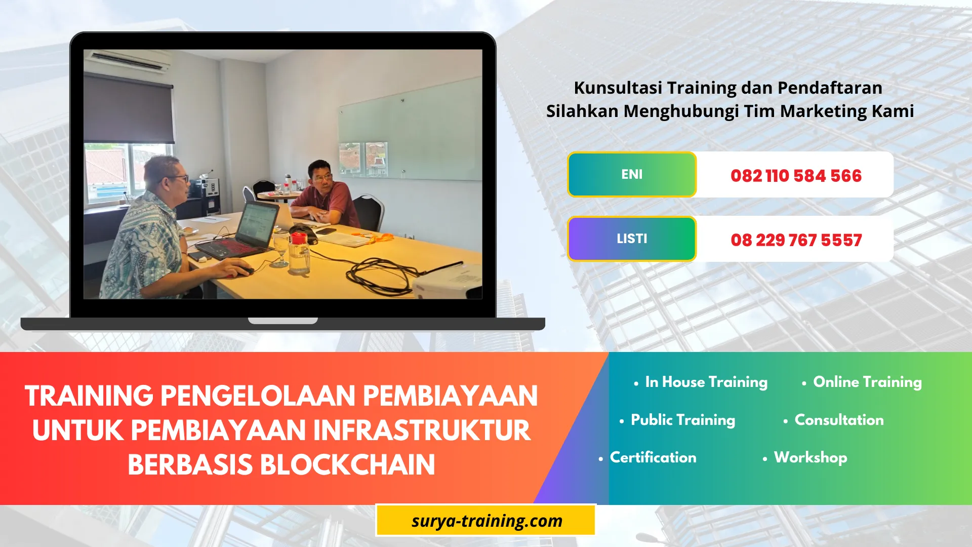 TRAINING PENGELOLAAN PEMBIAYAAN UNTUK PEMBIAYAAN INFRASTRUKTUR BERBASIS BLOCKCHAIN