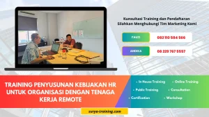 TRAINING PENYUSUNAN KEBIJAKAN HR UNTUK ORGANISASI DENGAN TENAGA KERJA REMOTE