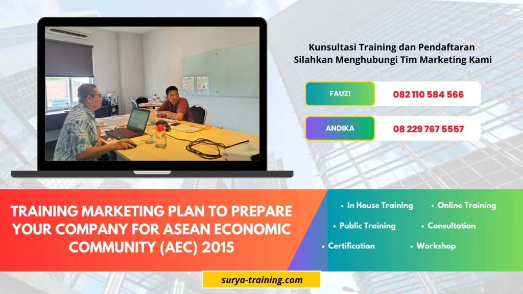 TRAINING MARKETING PLAN TO PREPARE YOUR COMPANY FOR ASEAN ECONOMIC COMMUNITY (AEC) 2015