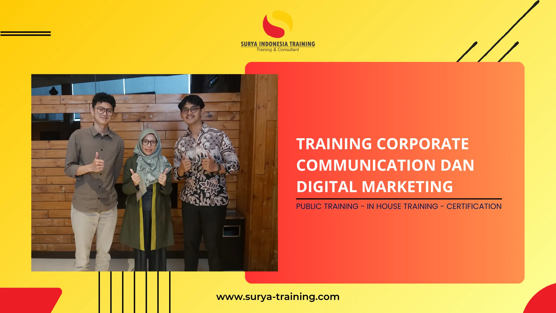 PELATIHAN CORPORATE COMMUNICATION DAN DIGITAL MARKETING JAKARTA