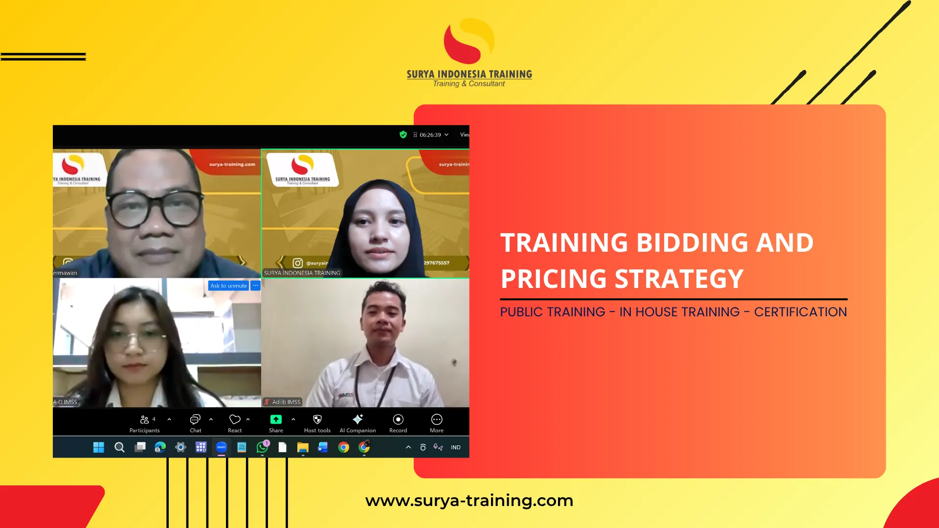 PELATIHAN BIDDING AND PRICING STRATEGY JAKARTA