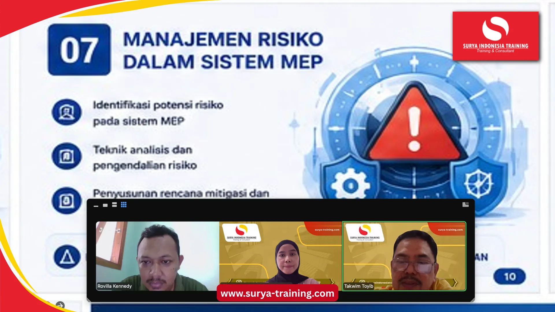 PELATIHAN MECHANICAL ELECTRICAL AND PLUMBING MEP JAKARTA