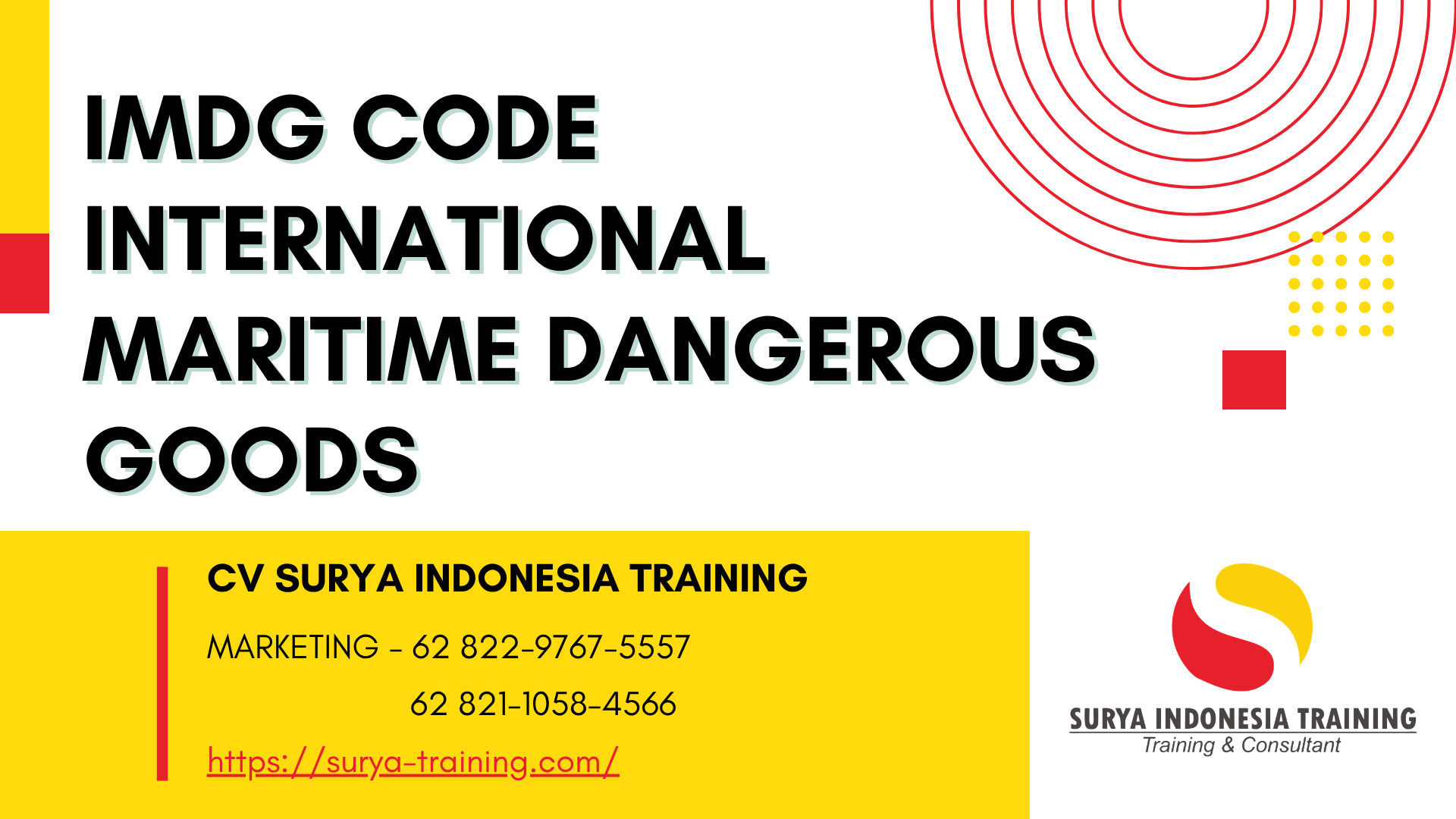 PELATIHAN PENGENALAN IMDG CODE JAKARTA