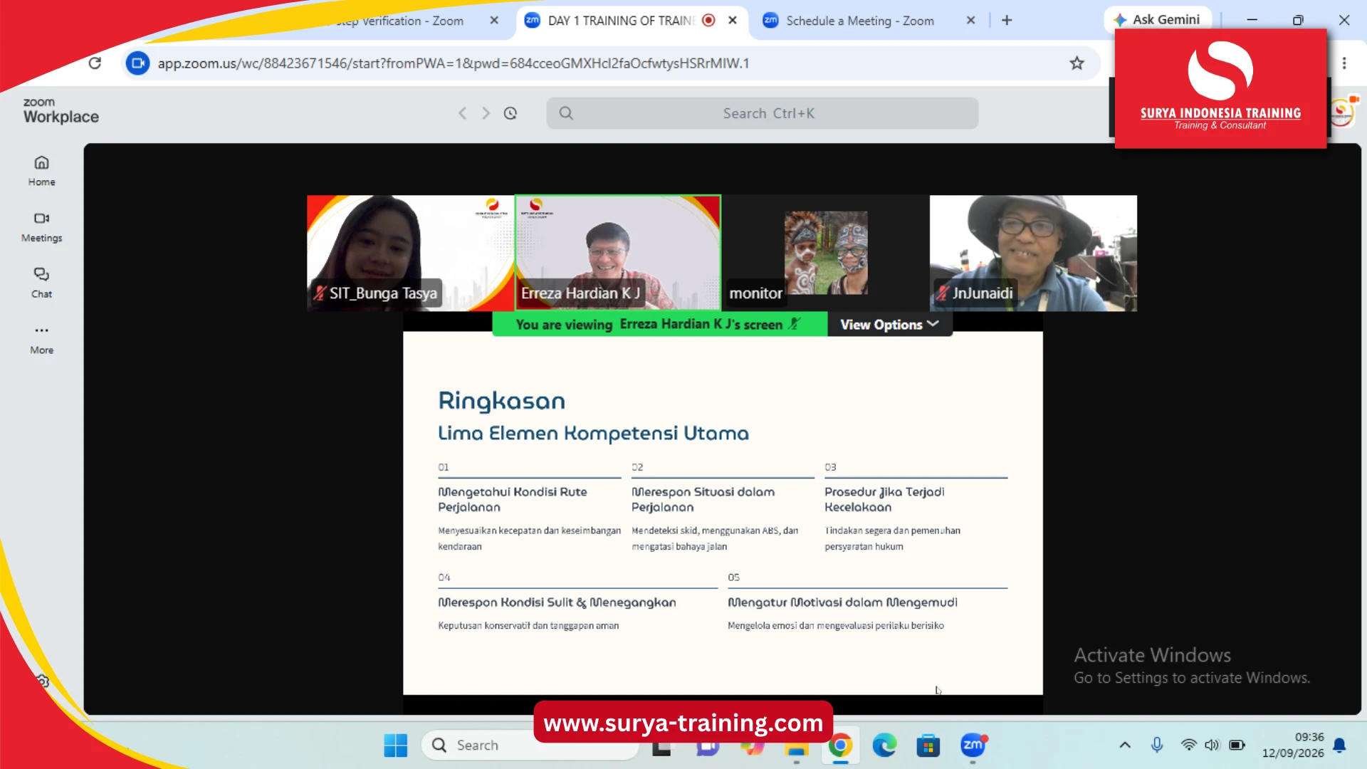 TRAINING BAHAYA BERKENDARA FIX RUNNING